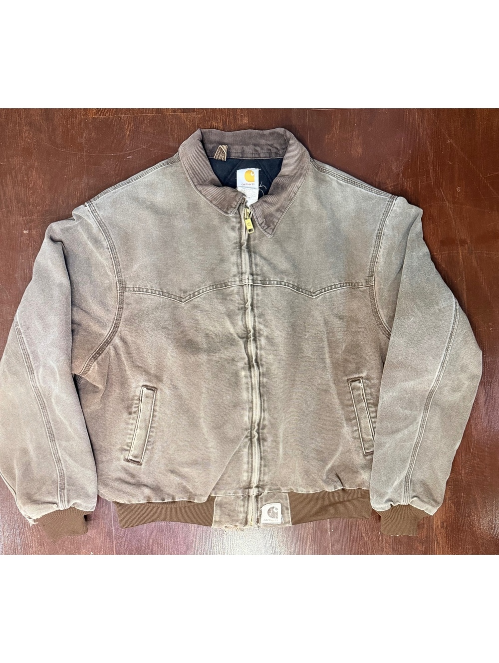 Vintage Carhartt J14 CHT Santa Fe Jacket XXL Chestnut Faded Distressed